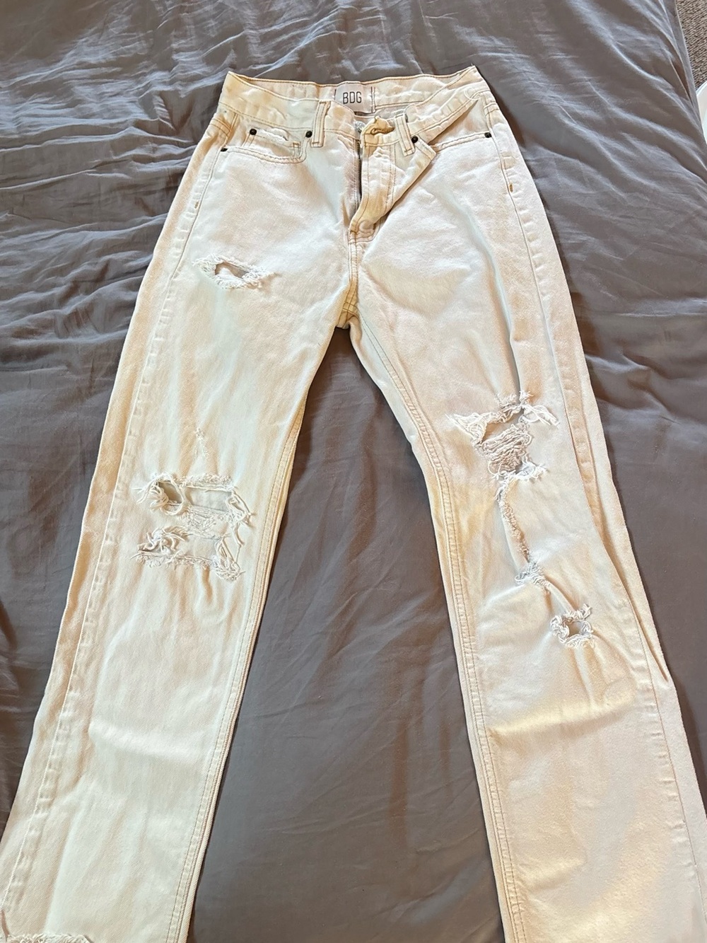 BDG Urban Outfitters Cowboy Jean Beige Size 26